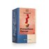 Photo of a pack cranberry enjoyment fruit tea Organic Fruit Tea Blend. On the package is a picture of a ladybird balancing five cranberries in a cup.