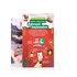 Rückseite Tee Adventkalender, Text: "So funktioniert der digitale Adventkalender" mit QR-Code-Erklärung