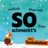 Illustration mit Text "So schmeckt’s: süßlich, ätherisch, Zimt" und "Mit Tonkabohne"