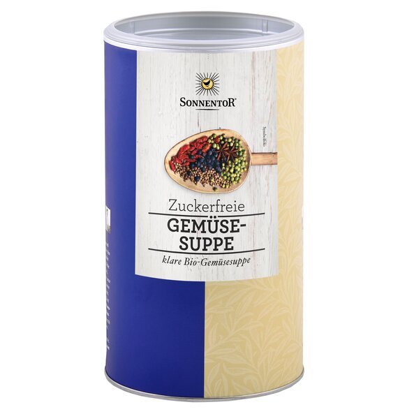 Zuckerfreie Gemüsesuppe bio 850 g, Gastrodose groß | © SONNENTOR